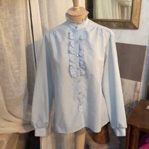 Light blue vintage blouse